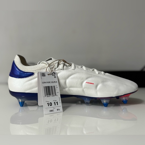 Adidas Copa Pure 2 Elite Soccer Cleats White Blue IG6395 Men’s Size 8.5 - Picture 6 of 9